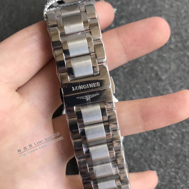 浪琴手錶 LONGINES名匠製錶傳統 原版開模 最新款鏤空自動陀男士腕表  gjs2034